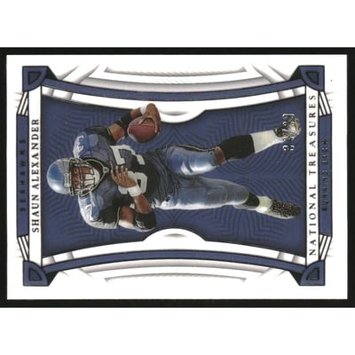 2022 Panini National Treasures #93 Shaun Alexander