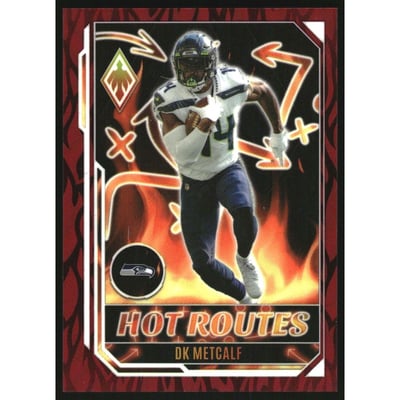 2022 Panini Phoenix Hot Routes Red #25 D.K. Metcalf