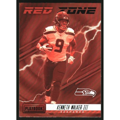 2022 Panini Playbook Red Zone #22 Kenneth Walker III