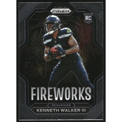 2022 Panini Prizm Fireworks #25 Kenneth Walker III