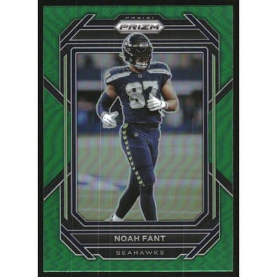 2022 Panini Prizm Prizms Green #258 Noah Fant