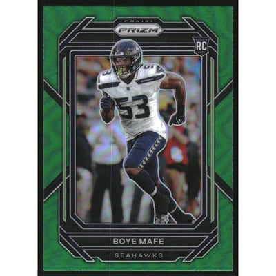 2022 Panini Prizm Prizms Green #386 Boye Mafe