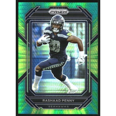 2022 Panini Prizm Prizms Hyper #255 Rashaad Penny
