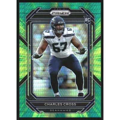 2022 Panini Prizm Prizms Hyper #368 Charles Cross