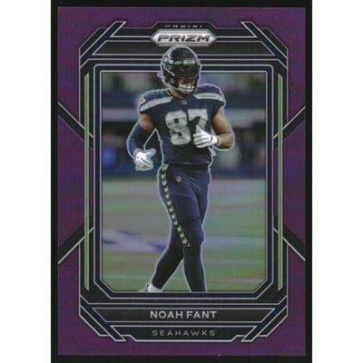 2022 Panini Prizm Prizms Purple #258 Noah Fant