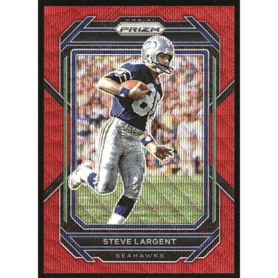 2022 Panini Prizm Prizms Red Wave #261 Steve Largent