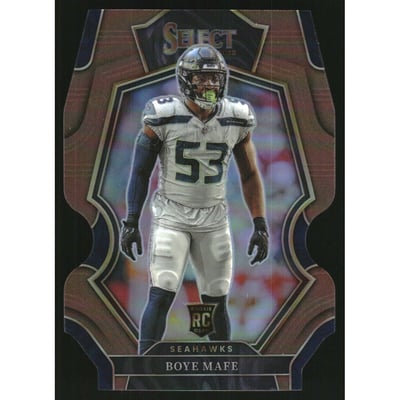 2022 Select Prizm Copper Die Cut #191 Boye Mafe