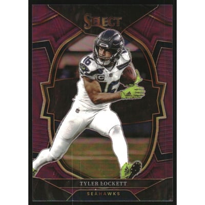2022 Select Prizm Purple #1 Tyler Lockett