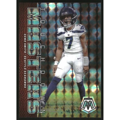 2023 Panini Mosaic Touchdown Masters Mosaic Reactive Blue #10 Geno Smith