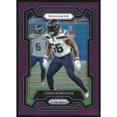 2023 Panini Prizm Prizms Purple #260 Jordyn Brooks