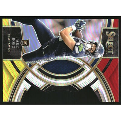 2023 Select Prizm Red and Yellow Die Cut #149 Jake Bobo