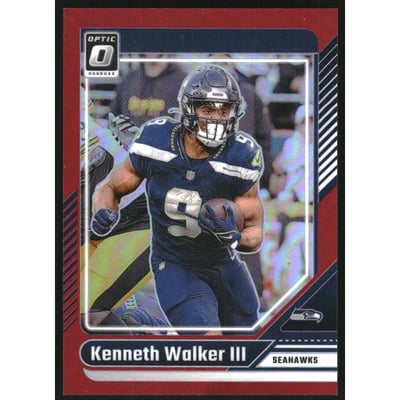 2024 Donruss Optic Red #178 Kenneth Walker III