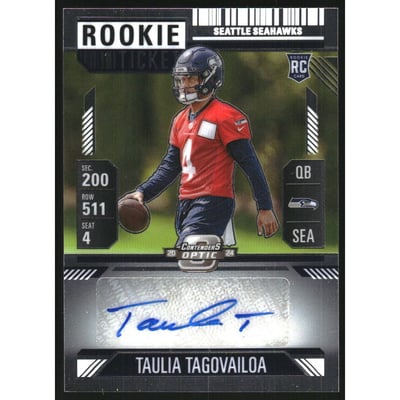 2024 Panini Contenders Optic #143 Taulia Tagovailoa AU RC