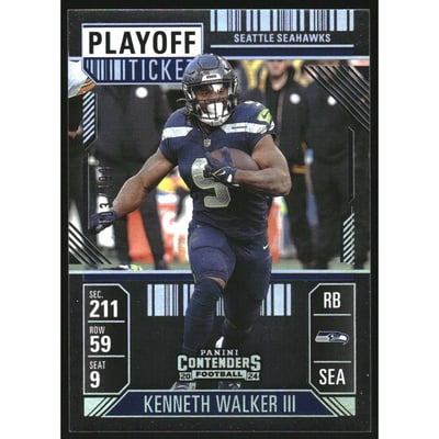 2024 Panini Contenders Playoff Ticket #89 Kenneth Walker III