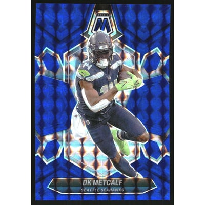 2024 Panini Mosaic Mosaic Blue #199 D.K. Metcalf
