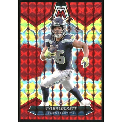 2024 Panini Mosaic Mosaic Choice Fusion Red and Yellow #200 Tyler Lockett