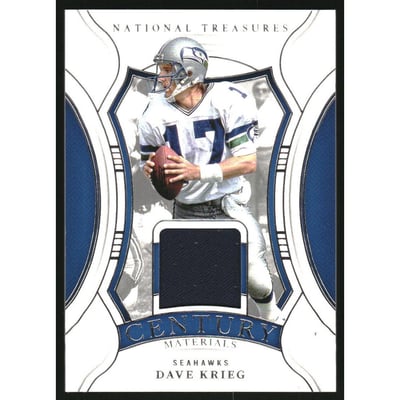 2024 Panini National Treasures Century Materials #89 Dave Krieg