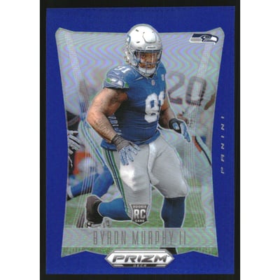 2024 Panini Prizm Deca Prizms Blue #262 Byron Murphy II