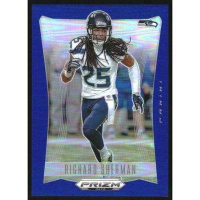 2024 Panini Prizm Deca Prizms Blue #263 Richard Sherman