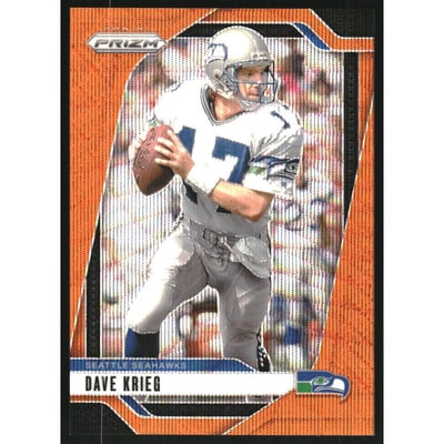 2024 Panini Prizm Prizms Orange Wave #267 Dave Krieg