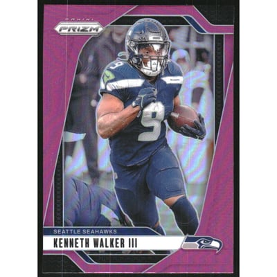 2024 Panini Prizm Prizms Pink #260 Kenneth Walker III