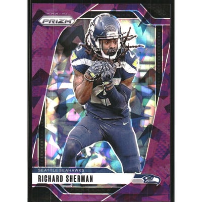 2024 Panini Prizm Prizms Purple Ice #265 Richard Sherman