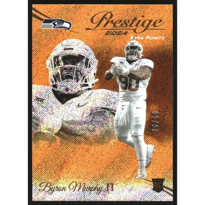 2024 Prestige Xtra Points Premium Orange #319 Byron Murphy II