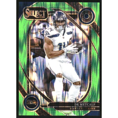 2024 Select Prizm Neon Green Shock #251 D.K. Metcalf/499
