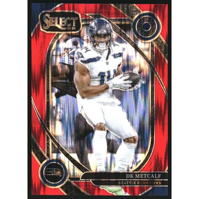 2024 Select Prizm Red Shock #251 D.K. Metcalf