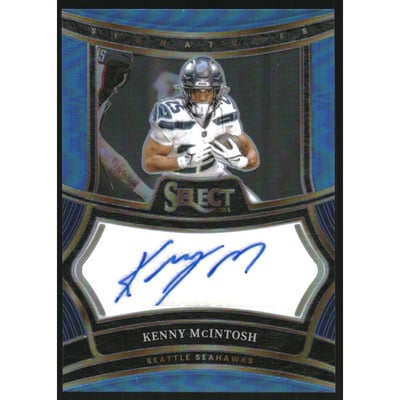 2024 Select Signatures Prizm Light Blue #52 Kenny McIntosh