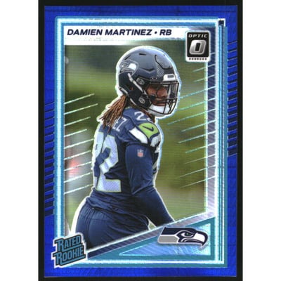 2025 Donruss Optic Blue Hyper #298 Damien Martinez RR