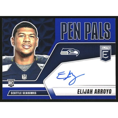 2025 Elite Pen Pals Blue Ink #15 Elijah Arroyo