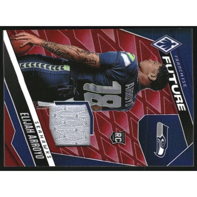 2025 Panini Phoenix Franchise Future Material Red #33 Elijah Arroyo