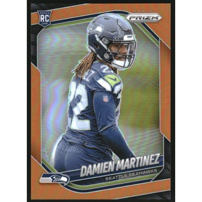 2025 Panini Prizm Prizms Orange #373 Damien Martinez