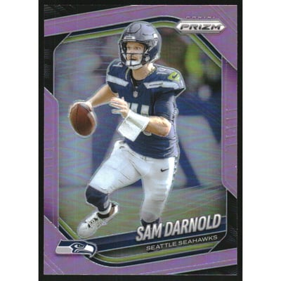 2025 Panini Prizm Prizms Pink #269 Sam Darnold