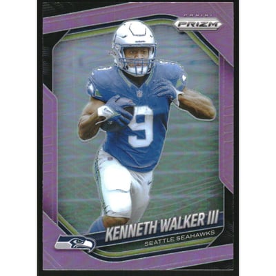 2025 Panini Prizm Prizms Pink #272 Kenneth Walker III