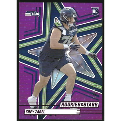 2025 Rookies and Stars Purple #125 Grey Zabel