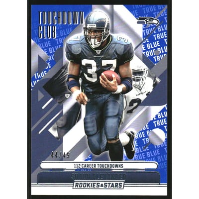 2025 Rookies and Stars Touchdown Club True Blue #9 Shaun Alexander