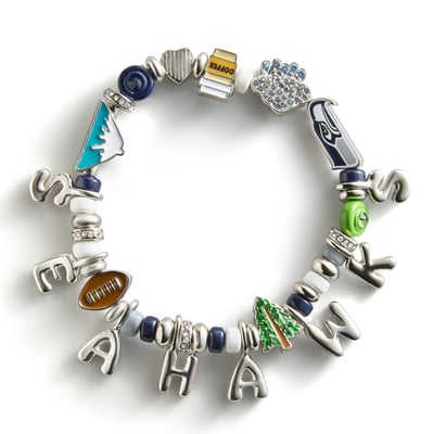 Seattle Seahawks BaubleBar Motif Beaded Bracelet
