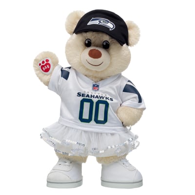 Ours en peluche Seattle Seahawks Build-A-Bear Happy Hugs