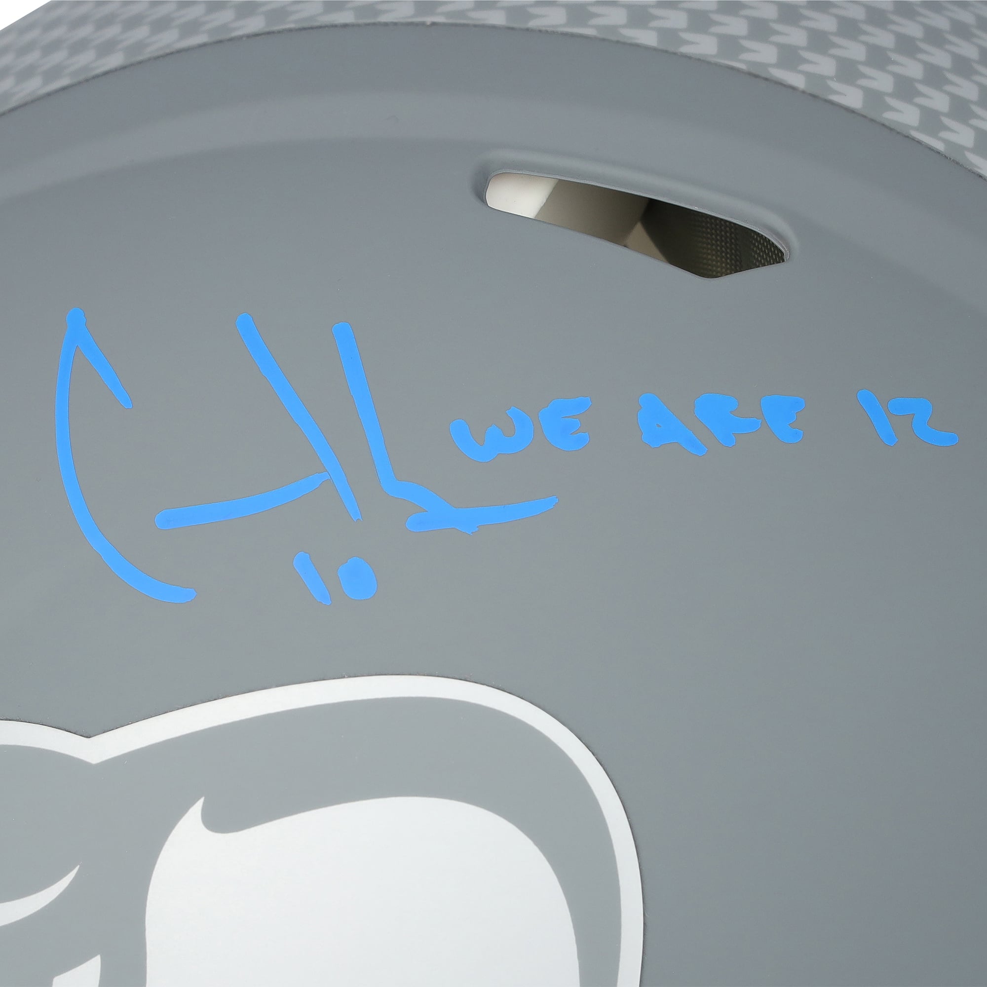 Cooper Kupp Seattle Seahawks Autographed Riddell Slate Speed Authentic Helmet with "We Are 12" Inscription
