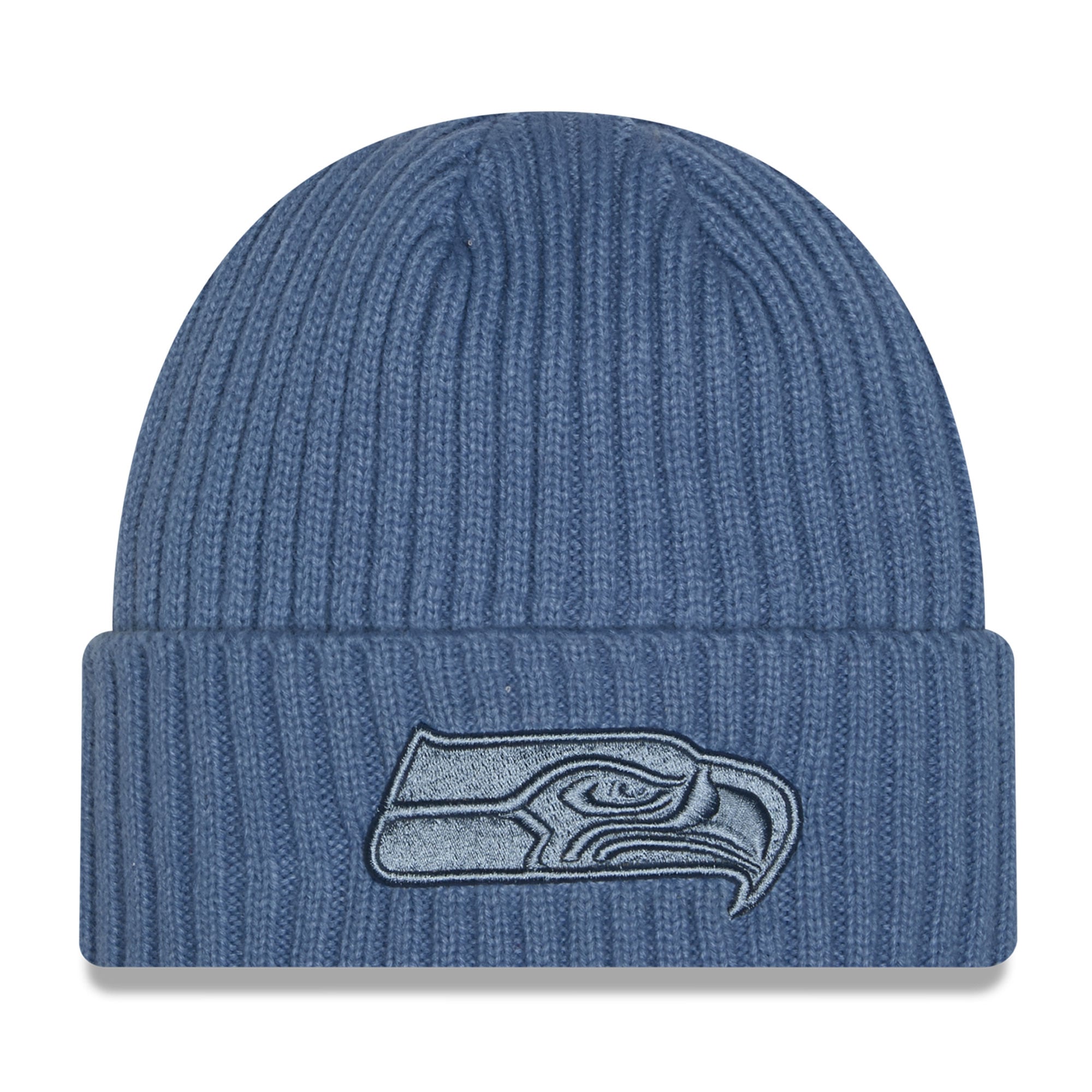 Bonnet à revers New Era bleu Seattle Seahawks pour filles