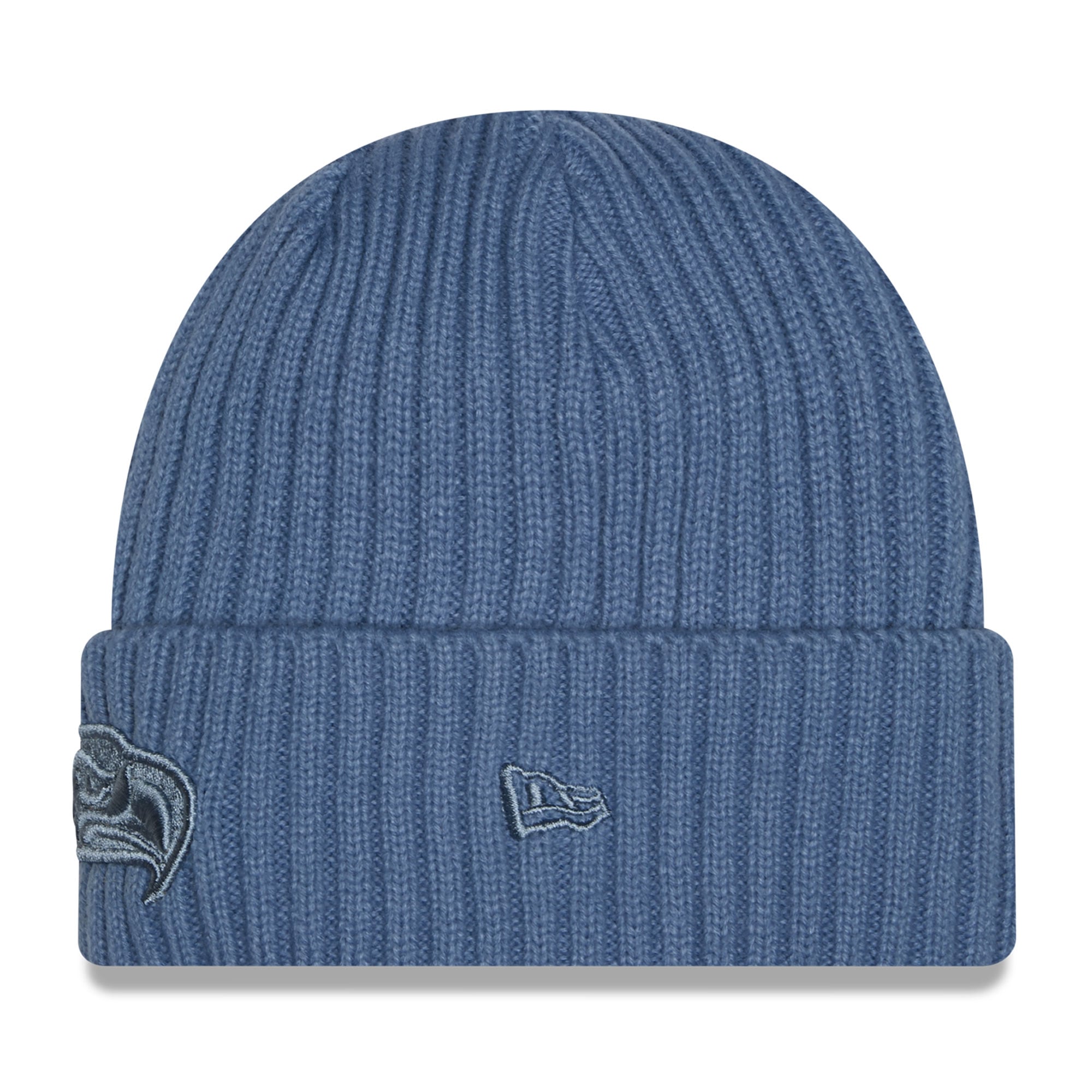 Bonnet à revers New Era bleu Seattle Seahawks pour filles