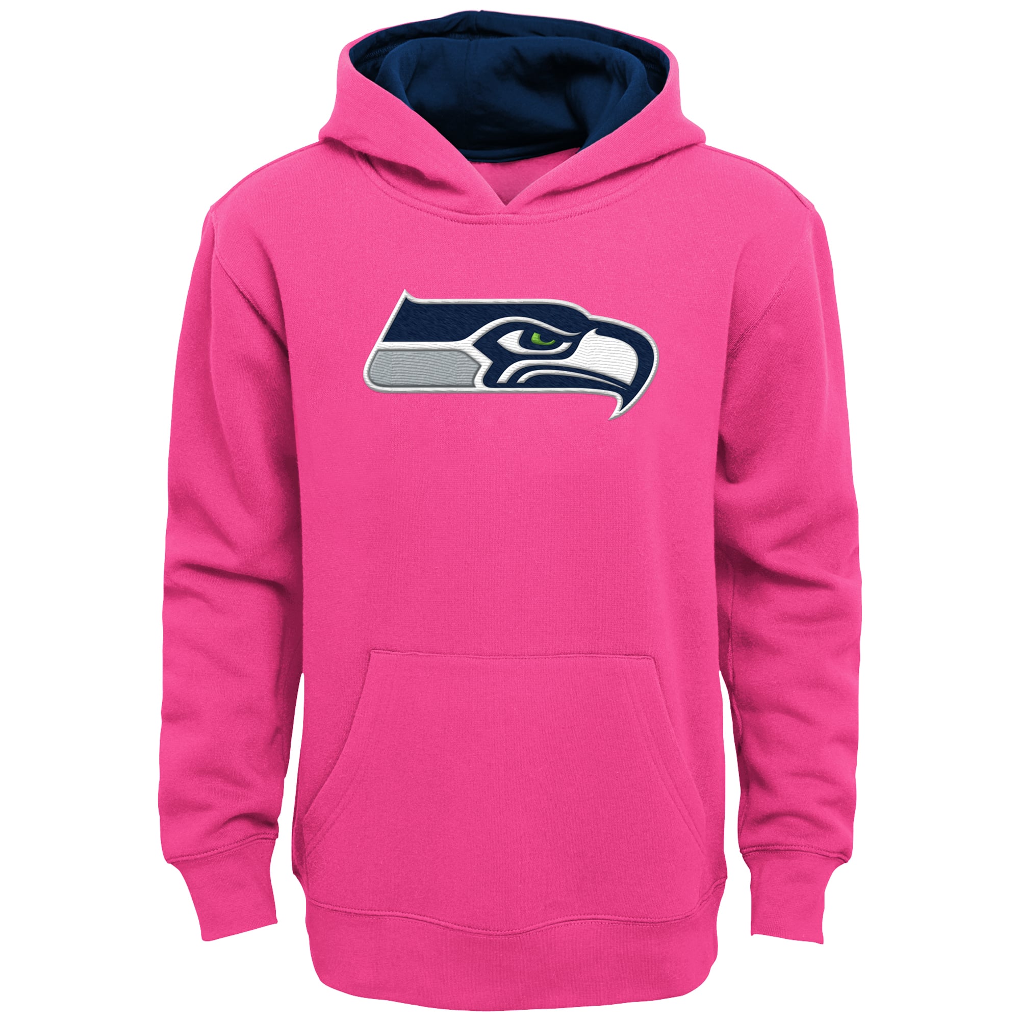 Girls Youth Pink Seattle Seahawks Prime Hoodie