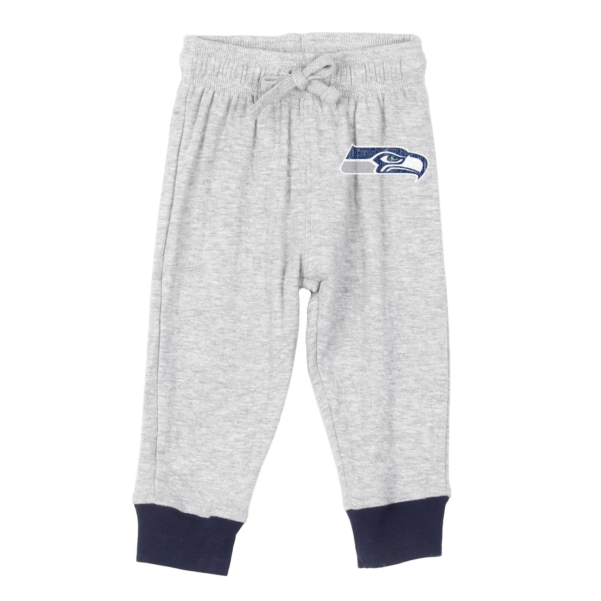 Infant Wes & Willy  Heather Gray Seattle Seahawks Jie Hopper Long Sleeve Bodysuit Pants Set