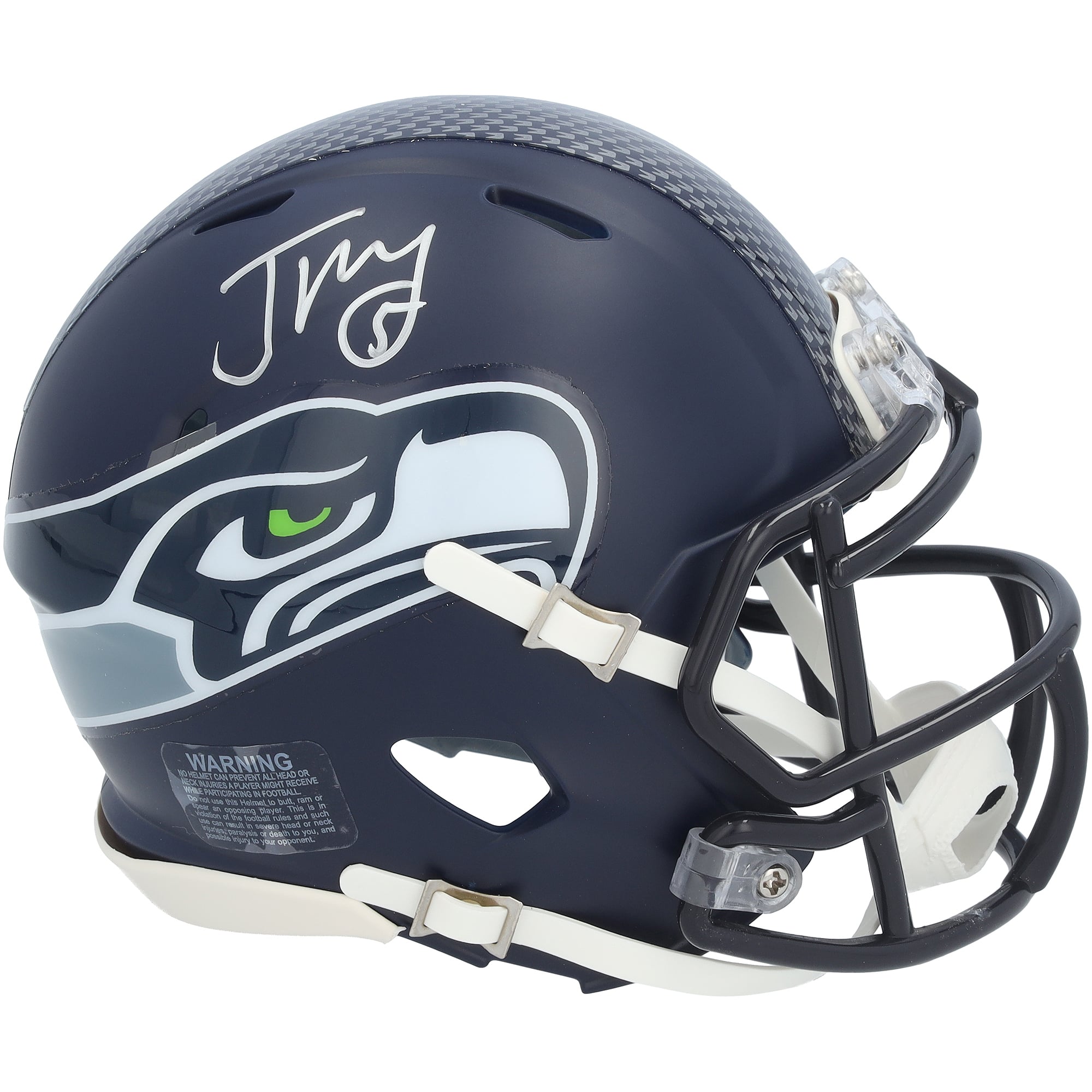 Casque miniature Riddell Speed ​​autographié par Jason Myers, des Seahawks de Seattle, champions du Super Bowl LX
