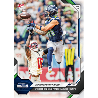 Jaxon Smith-Njigba - 2026-27 NFL Topps NOW® - Card 23 - LOOK FOR AUTOS