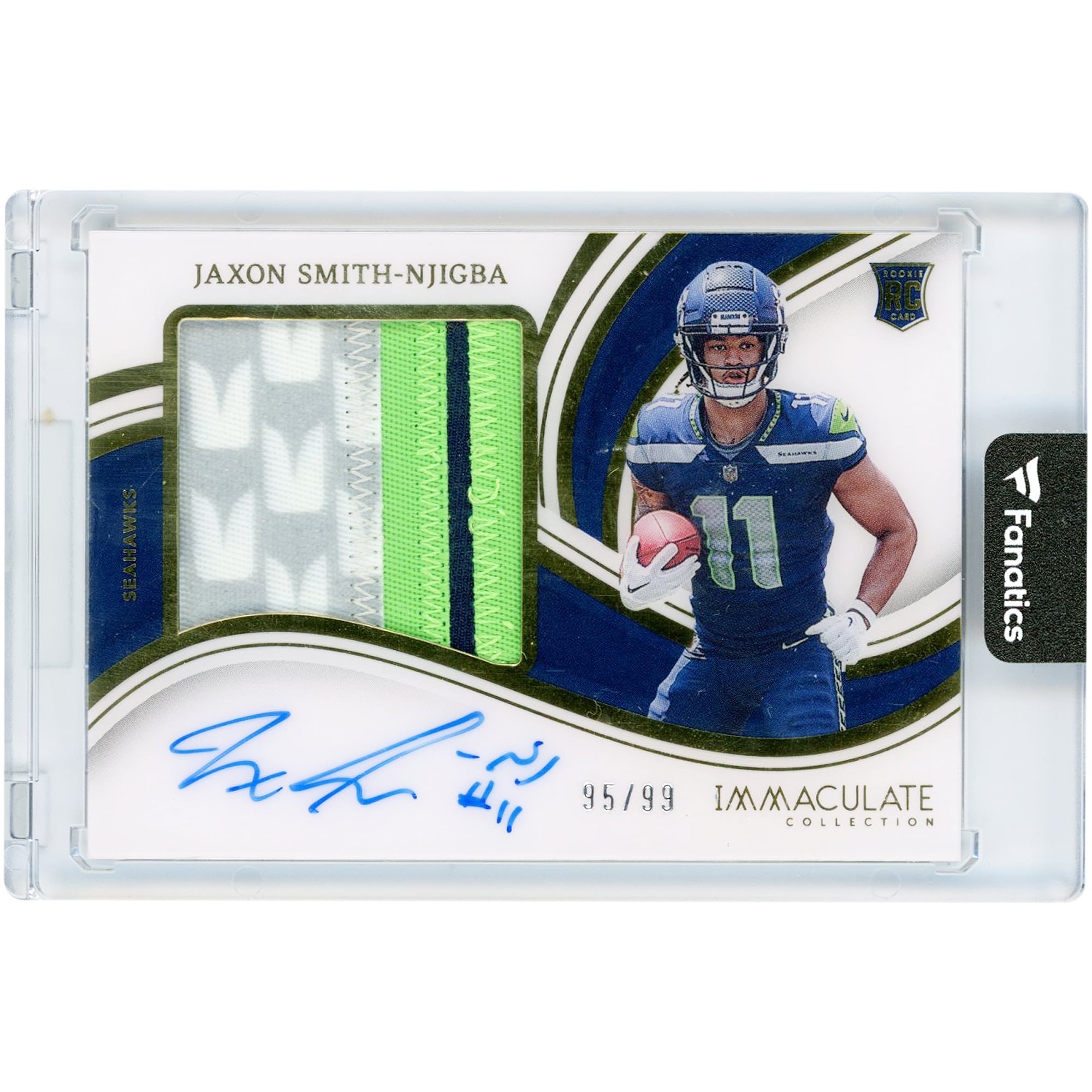 Jaxon Smith-Njigba Seattle Seahawks Autographed 2023 Panini Immaculate ...
