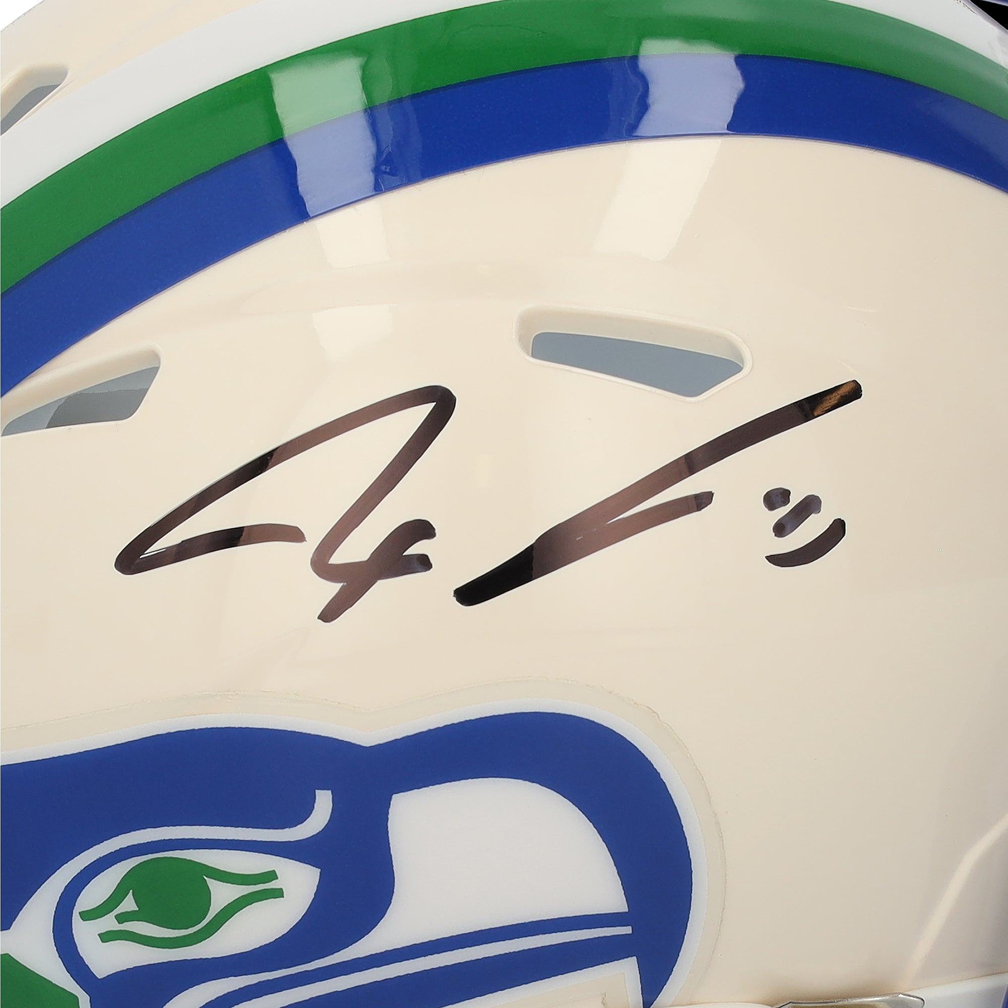 Jaxon Smith-Njigba Seattle Seahawks Autographed Riddell Retro Speed Mini Helmet