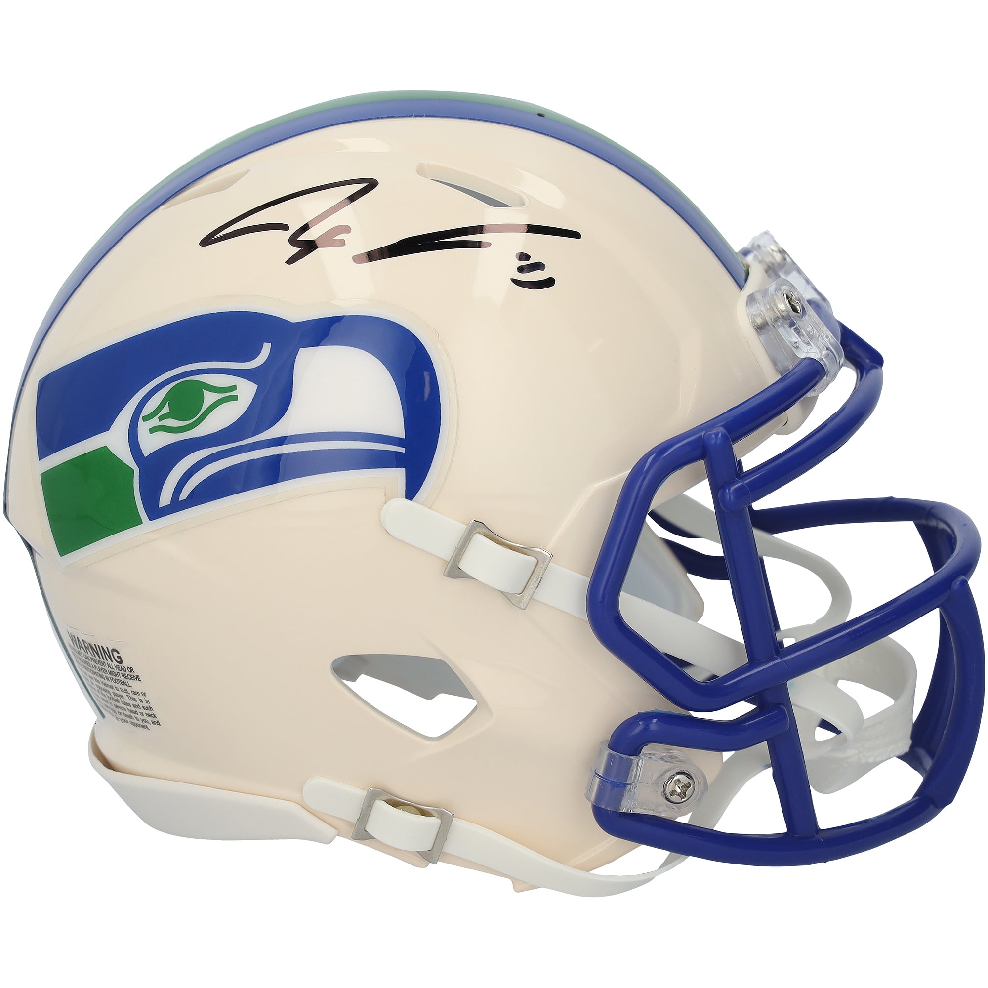 Jaxon Smith-Njigba Seattle Seahawks Autographed Riddell Retro Speed Mini Helmet